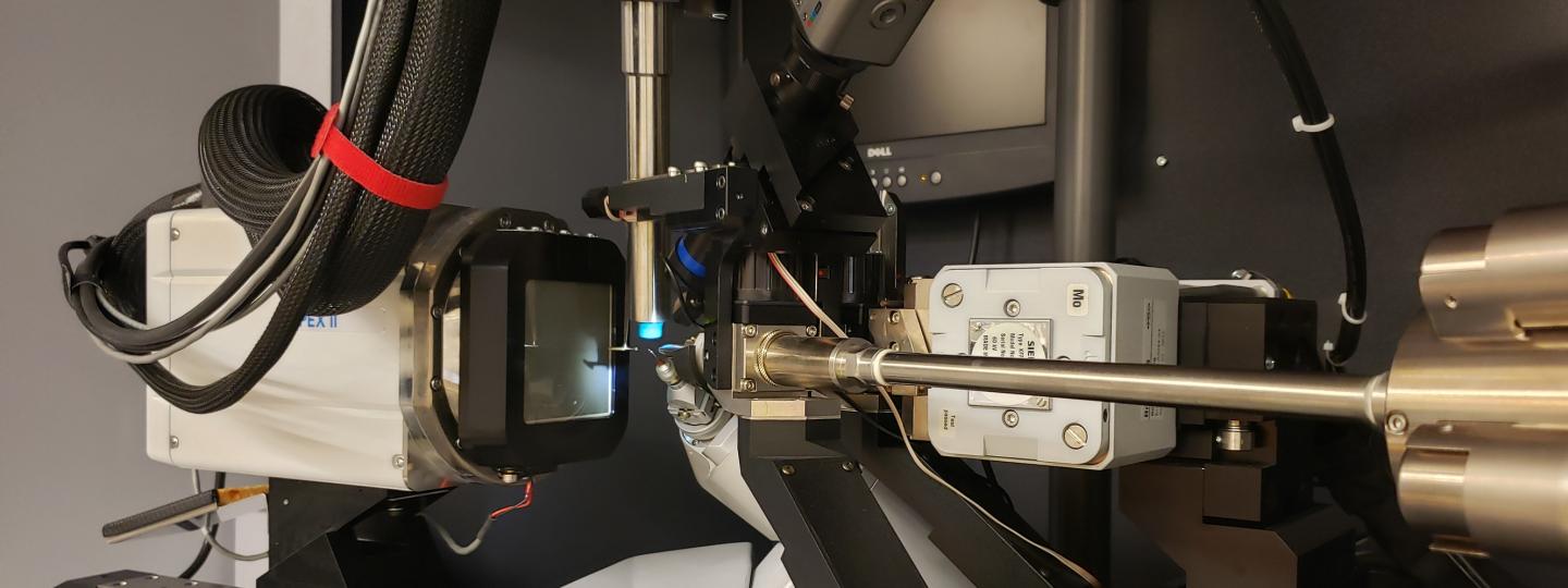 An x-ray machine in operation.